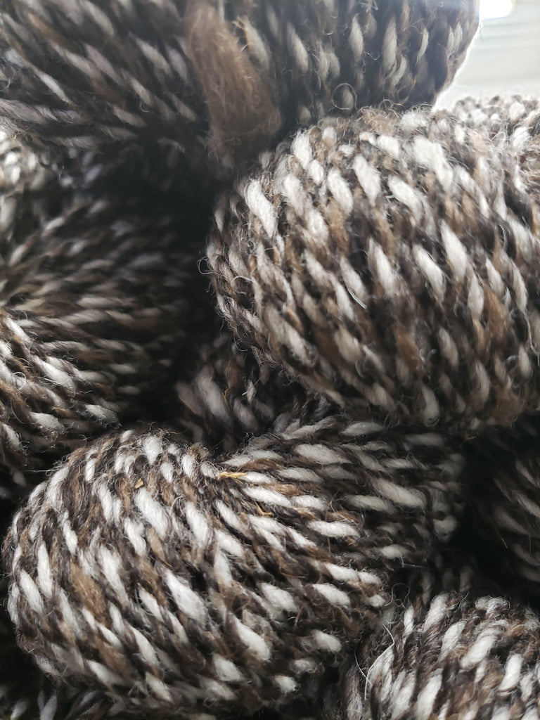 Montana Bison Blend Bulky Yarn Dark with White Added 6th Run – The Wool ...