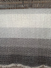 Shades of Gray Wool Throw Blanket 100% Wool Montana Grown and Made