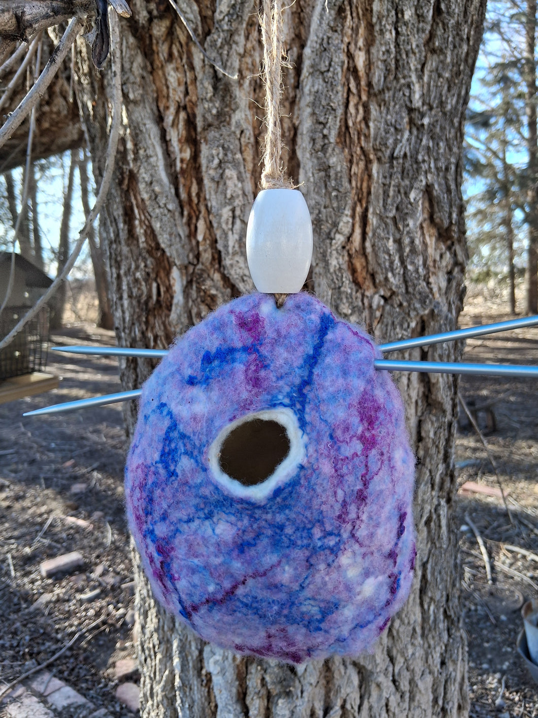 Little Felted Birdhouse
